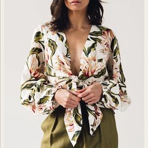 Mara Hoffman Gianna Top in Floral Print